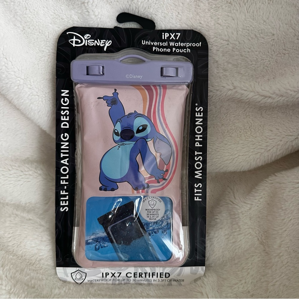 Disney Stitch iPX7 Universal Waterproof Phone Pouch: New